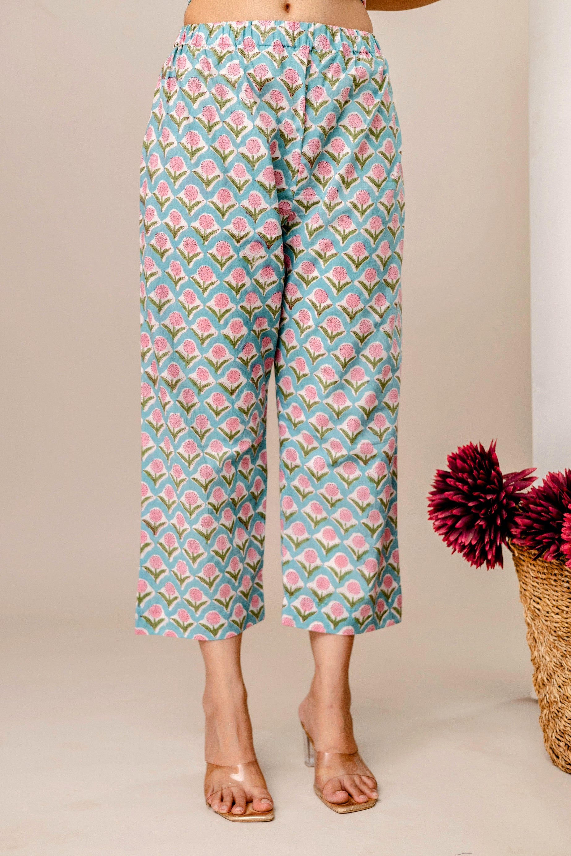 Ambar Hues Co-ord Set - Aqua Blue