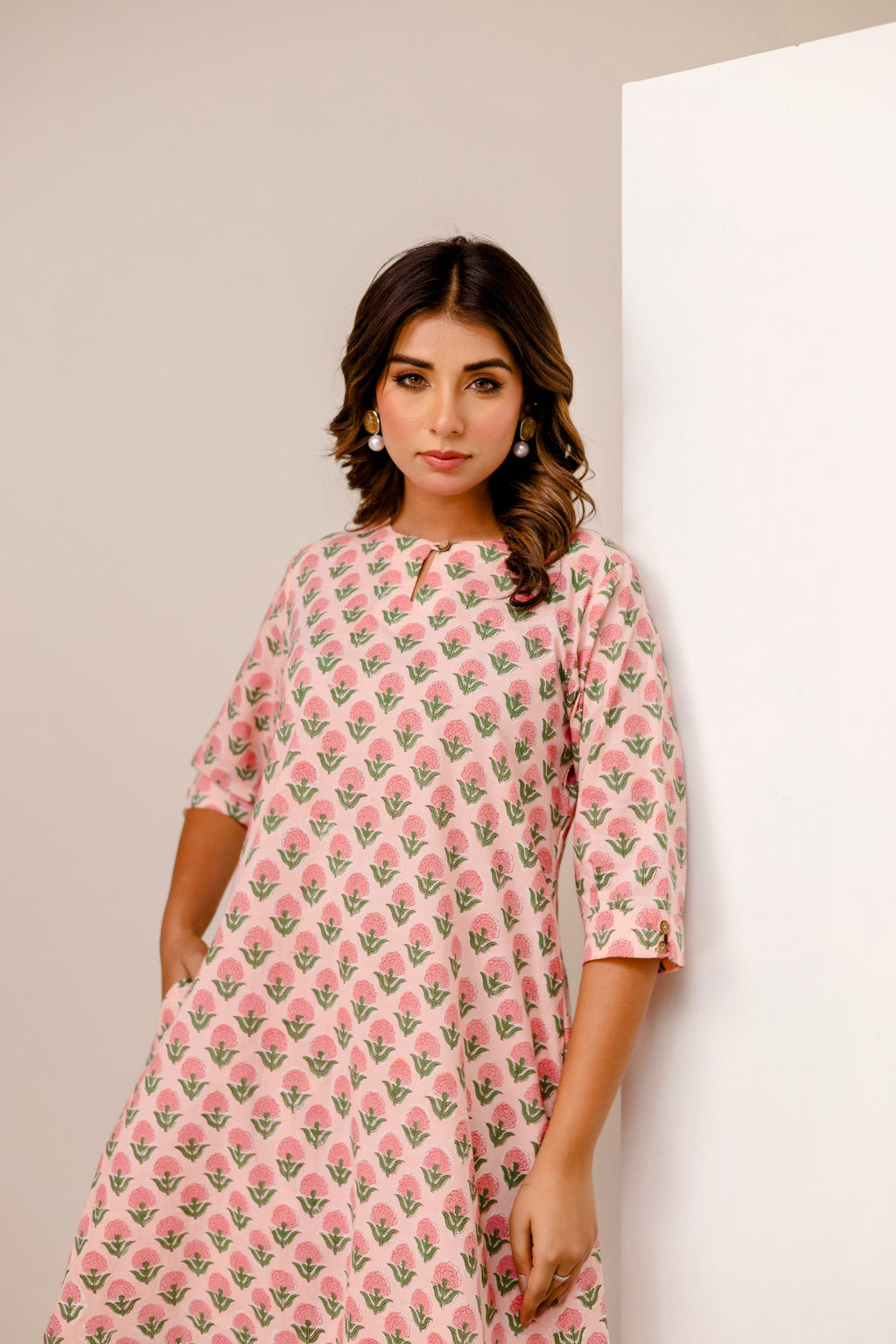 Ambar Hues Co-ord Set - Light Pink