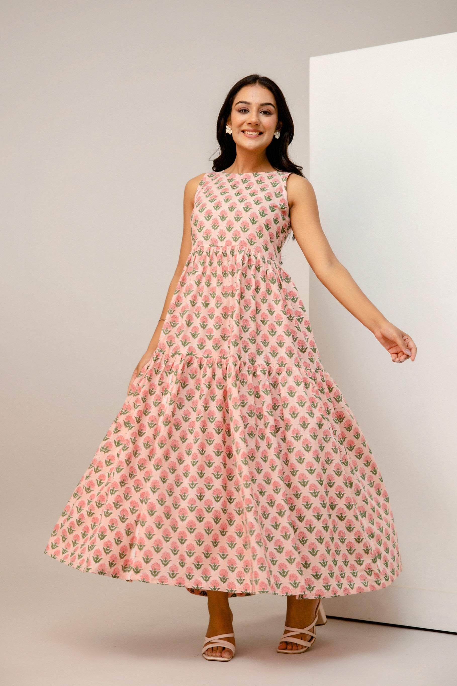 Ambar Hues Dress - Light Pink
