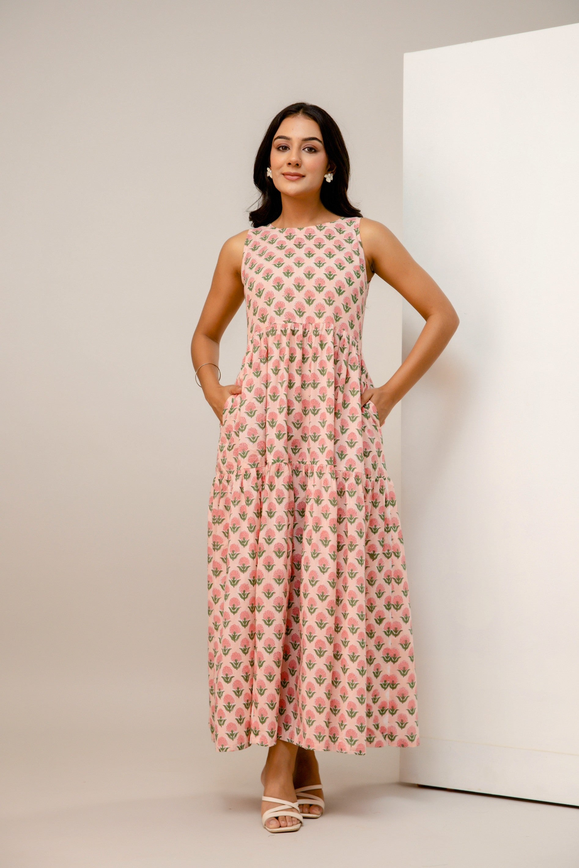 Ambar Hues Dress - Light Pink