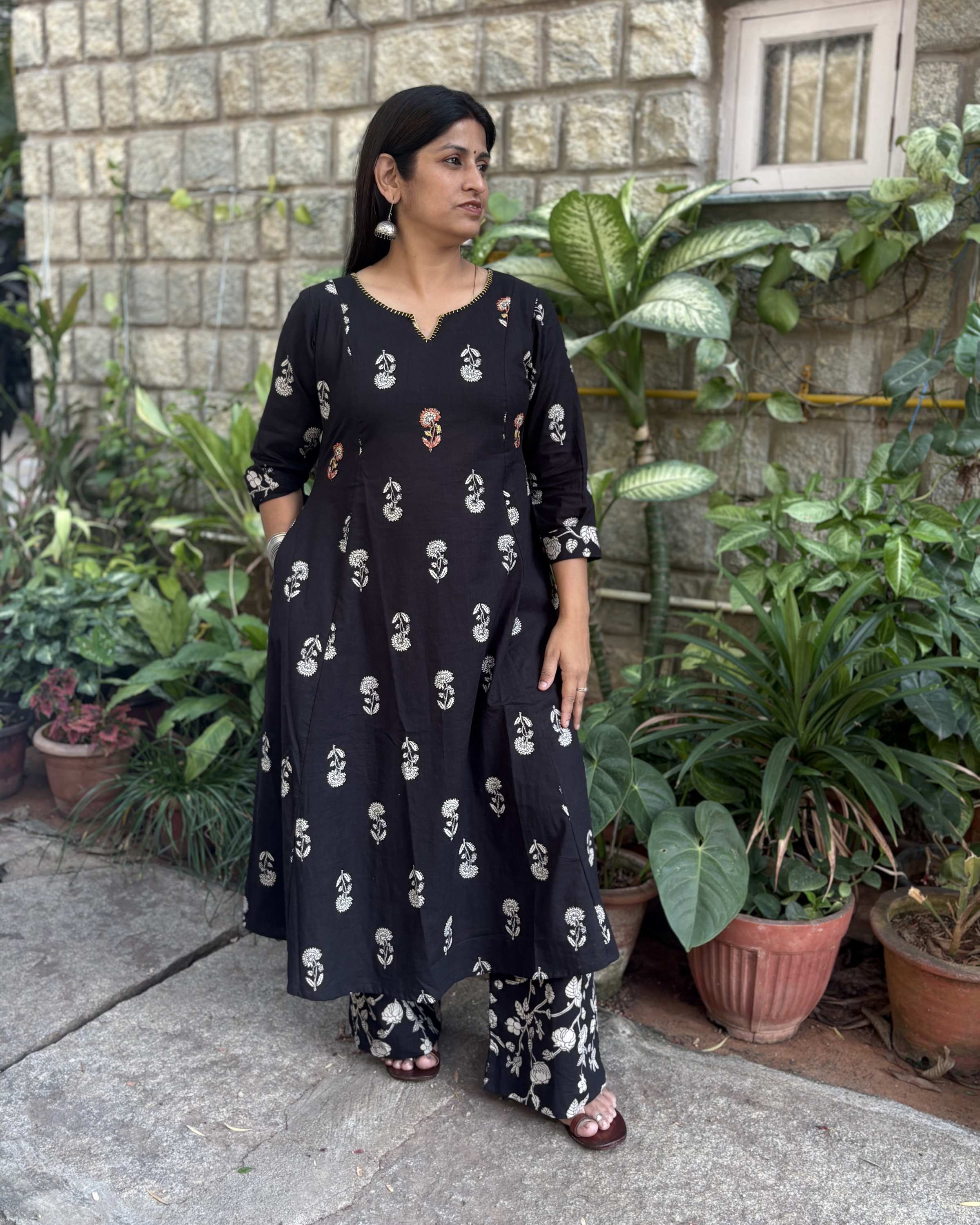 Rozana Co-ord Set - Black