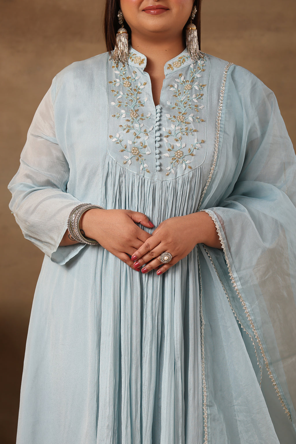 Sitara Suit Set - Dola Silk