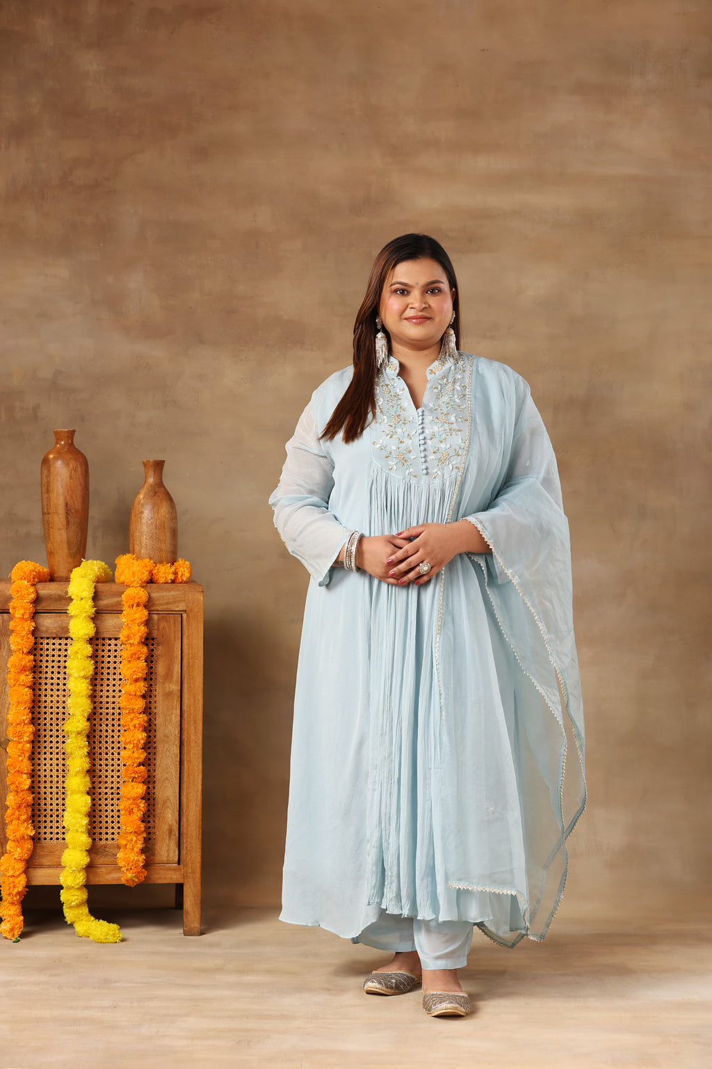 Sitara Suit Set - Dola Silk